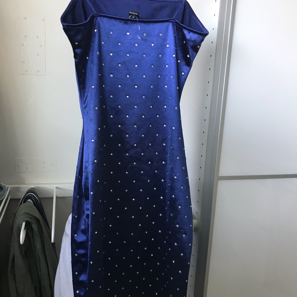 Satin Bodycon Dress - Picture 3 of 5